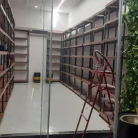 قفسه طبقاتی چوبی فلزی ویترین پیشخوان رگال|کتابخانه، شلف، قفسه‌های دیواری|تهران, حسن‌آباد|دیوار