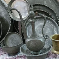 ظروف عتیقه مسی