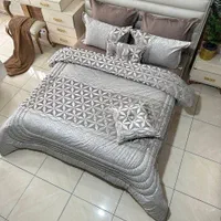 روتختی رو تختی ها ساتن لمه مخمل ژاکارد هندی زربافت