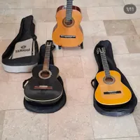 ۳عدد گیتار همراه با کاور و پایه