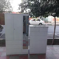 کمد ۳درب ۳کشو آرام بندروکش ام دی اف ریل تقویت شده|جاکفشی، کمد، دراور|تهران, شهرک ابوذر|دیوار