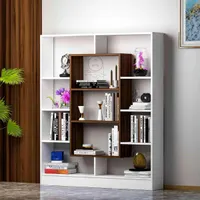 بوفه و کتابخانه مدل ماهان وسط قهوه ای|کتابخانه، شلف، قفسه‌های دیواری|تبریز, |دیوار