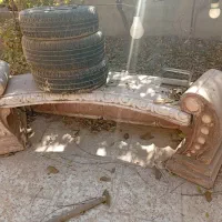 مجموعه نیمکت، باربیکیو و آبنمای بتنی باغ|مصالح و تجهیزات ساختمان|شهریار, شهریار|دیوار