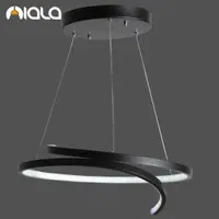 لوستر/مدرن با ریموت دایره منحنی کدL5019 برند نیالا|لوستر و چراغ آویز|مشهد, توس (بلوار توس)|دیوار