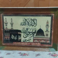 یک عدد تابلو فرش عتیقه زیبا برای فروش موجود است|کلکسیون اشیاء عتیقه|اصفهان, دوطفلان|دیوار