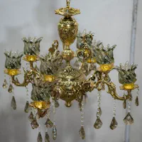 لوستر 8شعله|لوستر و چراغ آویز|مشهد, سیس‌آباد|دیوار