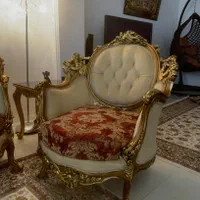 مبلمان سلطنتی+ناهارخوری‌ومیز پارچه ایتالیا درحدنو|مبلمان خانگی و میز عسلی|خاوران, |دیوار