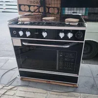 اجاق گاز طرح فر صفحه لعابی