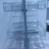 سوپر مارکت  نو کشویی عمق۵۰عرض۴۵سه قفسه