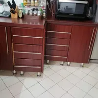 کابینت روکش وکیوم ماهگونی|مصالح و تجهیزات ساختمان|میانه, |دیوار