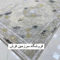 فرش آرمانی ۱۲۰۰شانه گلبرجسته طلاکوب طرح صدف دلفینی|فرش|شیراز, دروازه قران|دیوار