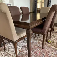 میز غذا خوری ۶ نفر بسیار کم کار