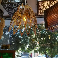 آویز تک شاخه ( لوستر چوبی ) طرح برگ کد 19|لوستر و چراغ آویز|تبریز, |دیوار