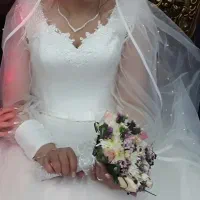 فروش فوری لباس عروس،تور و کت کامل  نو مروارید دوزی|لباس|تهران, فلاح|دیوار