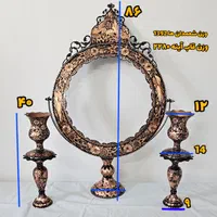 آینه شعمدان نفیس. آینه شعمدان مس الماس تراش|صنایع دستی و سایر لوازم تزئینی|تهران, زنجان جنوبی|دیوار