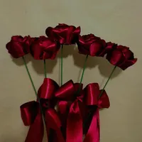 گل رز روبانی|گل مصنوعی|سبزوار, مدرس|دیوار