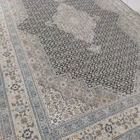 یک جفت فرش ۹ متری طرح ماهی سورمه ای