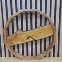 ساعت دیواری رینگ چوبی|ساعت دیواری و تزئینی|فردیس, |دیوار