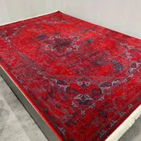 فرش لاکی گل سرخ 1200شانه طرح دستبافت