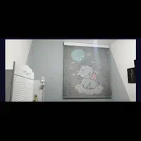 پرده دو مکانیزم اتاق کودک|پرده، رانر، رومیزی|تهران, دریاچه شهدای خلیج فارس|دیوار