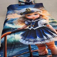 روتختی چاپی دخترانه فانتزی عروسکی با ضمانت شستشو|سرویس روتختی|مشهد, الهیه|دیوار