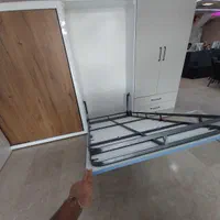 تخت کم جا ۱نفره و۲نفره وکمد دری ریلی هایگلاس|تخت و سرویس خواب|تهران, چیتگر جنوبی|دیوار