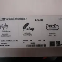 لپ تاپ نسل 8 Asus 540U