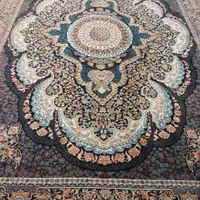 دو تخته فرش ۱۲ متری سورمه ای جفتی در حد نو|فرش|اصفهان, برزان|دیوار
