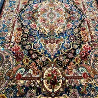 زرنیم دستبافت سالاری تبریز باغ بهشت (۲متن ابریشم)|فرش|تهران, ایرانشهر|دیوار
