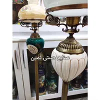 کنارسالنی چراغ قالپاقی شمعدان فرشته لامپا سرامیک|چراغ خواب و آباژور|تهران, شوش|دیوار