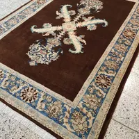 فرش دستباف اوشاک تبریز ۶متری صادراتی زمینه قهوه‌ای|فرش|تهران, بازار|دیوار