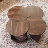 میز عسلی فندقی ام دی اف-با دو چیدمان|مبلمان خانگی و میز عسلی|اصفهان, باغ فدک|دیوار