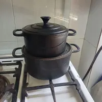 ۲ عدد قابلمه نالینو چدنی|ظروف پخت‌وپز|تهران, آذری|دیوار