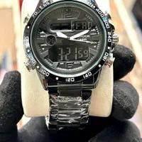 ساعت کاسیو جی شاک دو زمانه موتور ژاپن فلزی Casio|ساعت|اصفهان, احمدآباد|دیوار