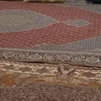 فرش طرح ریزماهی نخ خالص