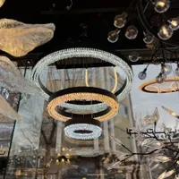 مرکز پخش آویز کریستالی مدرن|لوستر و چراغ آویز|یزد, |دیوار