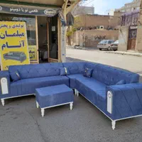 مبل ال چستر۶و۷نفره مبلمان راحتی کمجا با رنگبندی