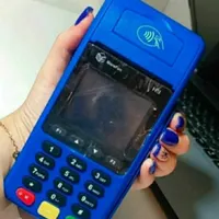 کارتخوان سیار فورجی دستگاه کارت خوان پوزکشلس آبی