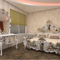 سرویس خواب تمام چوب مدل سه گل|تخت و سرویس خواب|تهران, یافت آباد جنوبی|دیوار