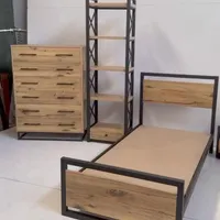 سرویس خواب و تخت خواب چوب و فلز|تخت و سرویس خواب|مشهد, رباط طرق|دیوار
