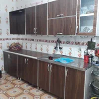 کابینت آماده فلزی درب چوبی لایت|مصالح و تجهیزات ساختمان|کرمان, |دیوار