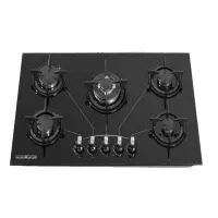 اجاق گاز صفحه ای رومیزی شیشه ای