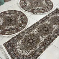 فرش سالاری کرم قالی تارا ( ست کامل فول موجود)