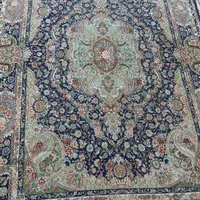 روفرشی سرمه ای گل دار