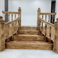 اجرای کف پله و نرده چوبی|خدمات پیشه و مهارت|کرج, کمال‌شهر|دیوار