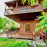 باغچه ویلا روستایی400متری با کلبه چوبی دوبلکس|فروش خانه و ویلا|نور, |دیوار