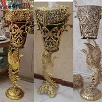 سطل وجادستمال طرح برنجی کنارسالنی طرح طاووس|صنایع دستی و سایر لوازم تزئینی|مشهد, طلاب|دیوار