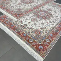 فرش دستباف جفت ۶ متری گل ابریشم طرح تبریز|فرش|کرج, مشکین‌دشت|دیوار