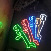 تابلو ال ای دی آرایشی عطر بدلیجات نقره رنگ مو