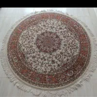 قالیچه گرد ۷۰۰ شانه یی جفت و فرش فانتزی ۹ متری
